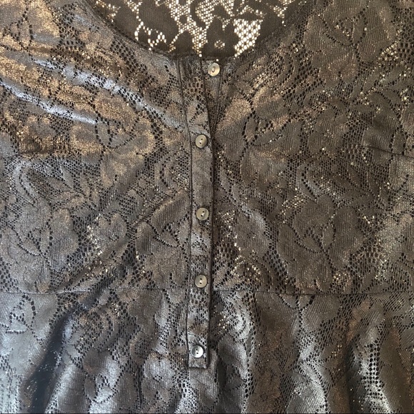 Free People Lace Peplum Top - Picture 9 of 10